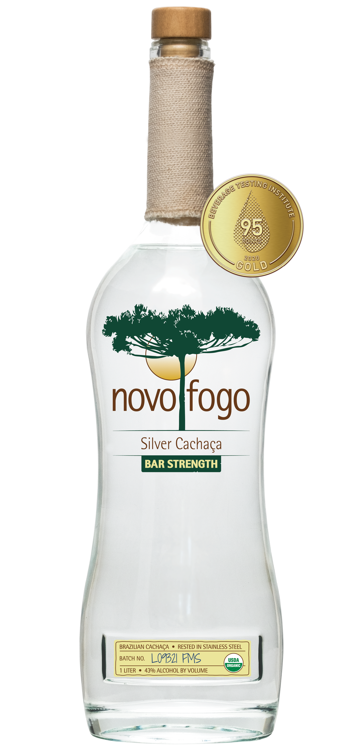 Novo Fogo BAR STRENGTH Silver Cachaça