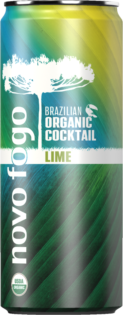 Novo Fogo Brazilian Organic Cocktail - Lime 4-Pack