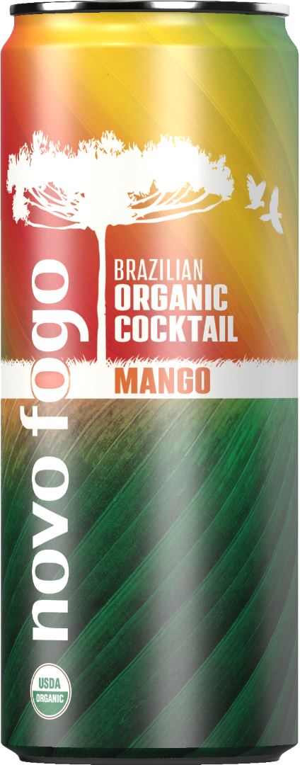 Novo Fogo Brazilian Organic Cocktail - Mango 4-Pack