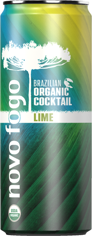 Novo Fogo Brazilian Organic Cocktail - Lime 4-Pack