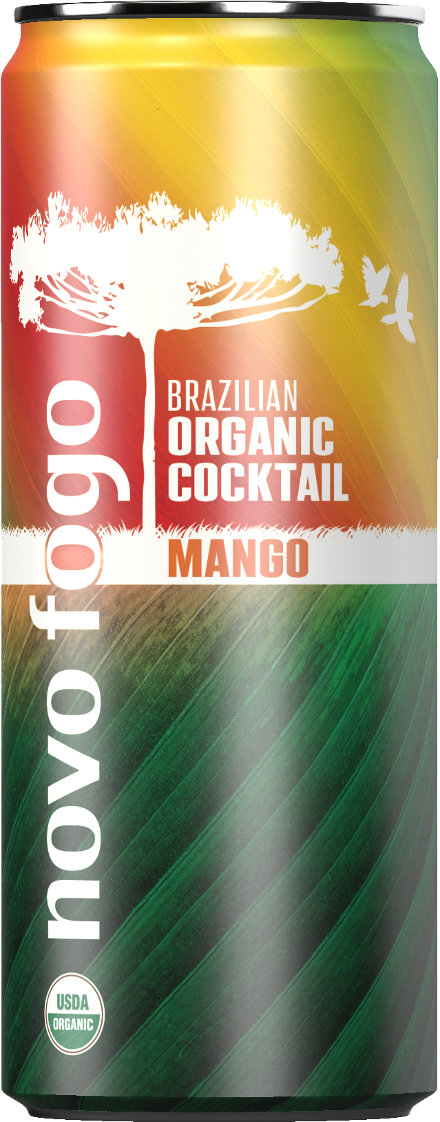 Novo Fogo Brazilian Organic Cocktail - Mango 4-Pack