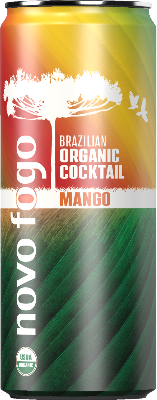 Novo Fogo Brazilian Organic Cocktail - Mango 4-Pack