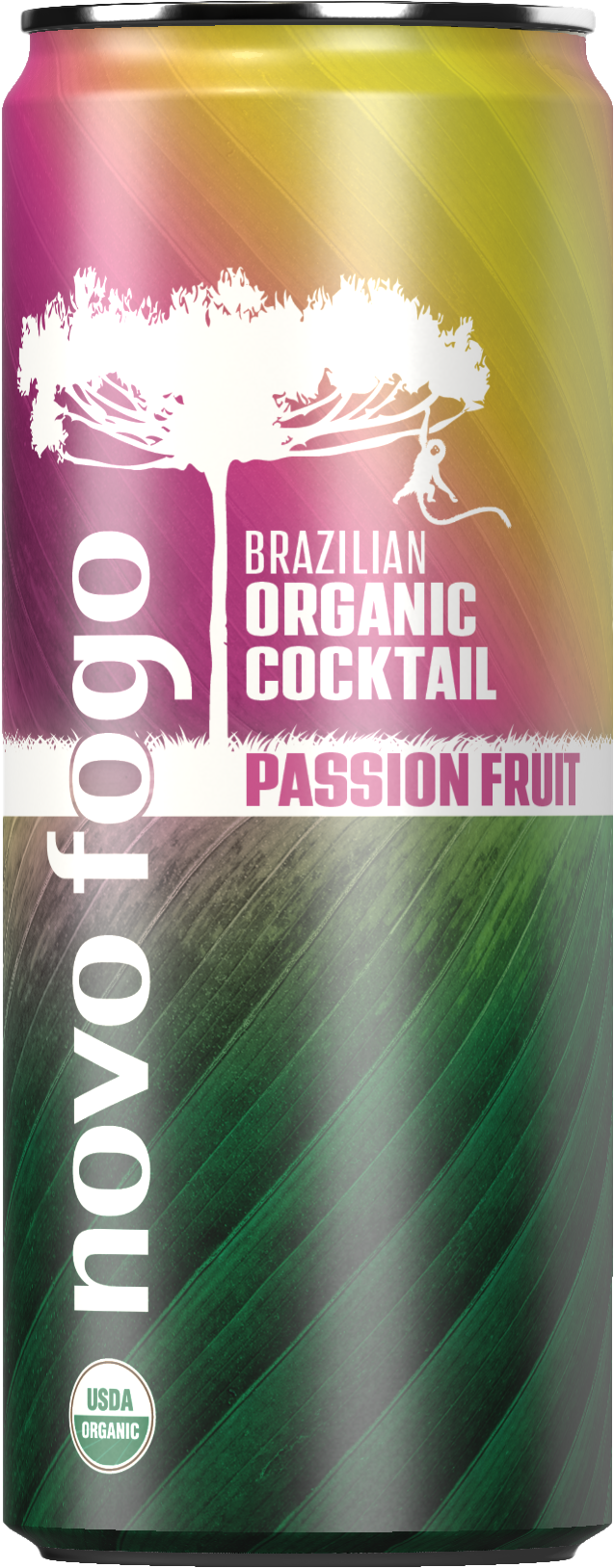 Novo Fogo Brazilian Organic Cocktail - Passion Fruit 4-Pack